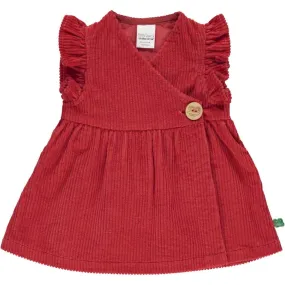 Corduroy S/S Dress, Lollipop