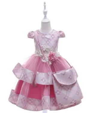 girls costume dress with layered skirt