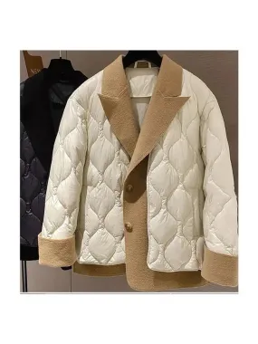 Women's Blazer Style Jacket. Cotton filling. Large size women's jacket