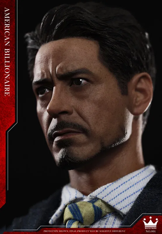 1:6 American Billionaire A.K.A Tony Stark Male Custom Figure Set