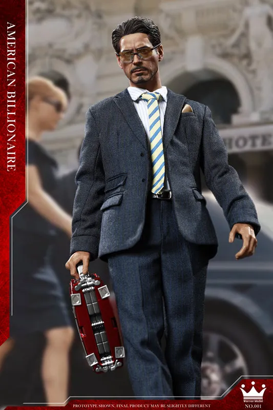 1:6 American Billionaire A.K.A Tony Stark Male Custom Figure Set