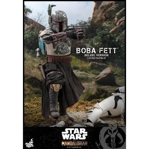 1:6 Star Wars : The Mandalorian - Boba Fett DELUXE 2 Pack Figure TMS034 Hot Toys