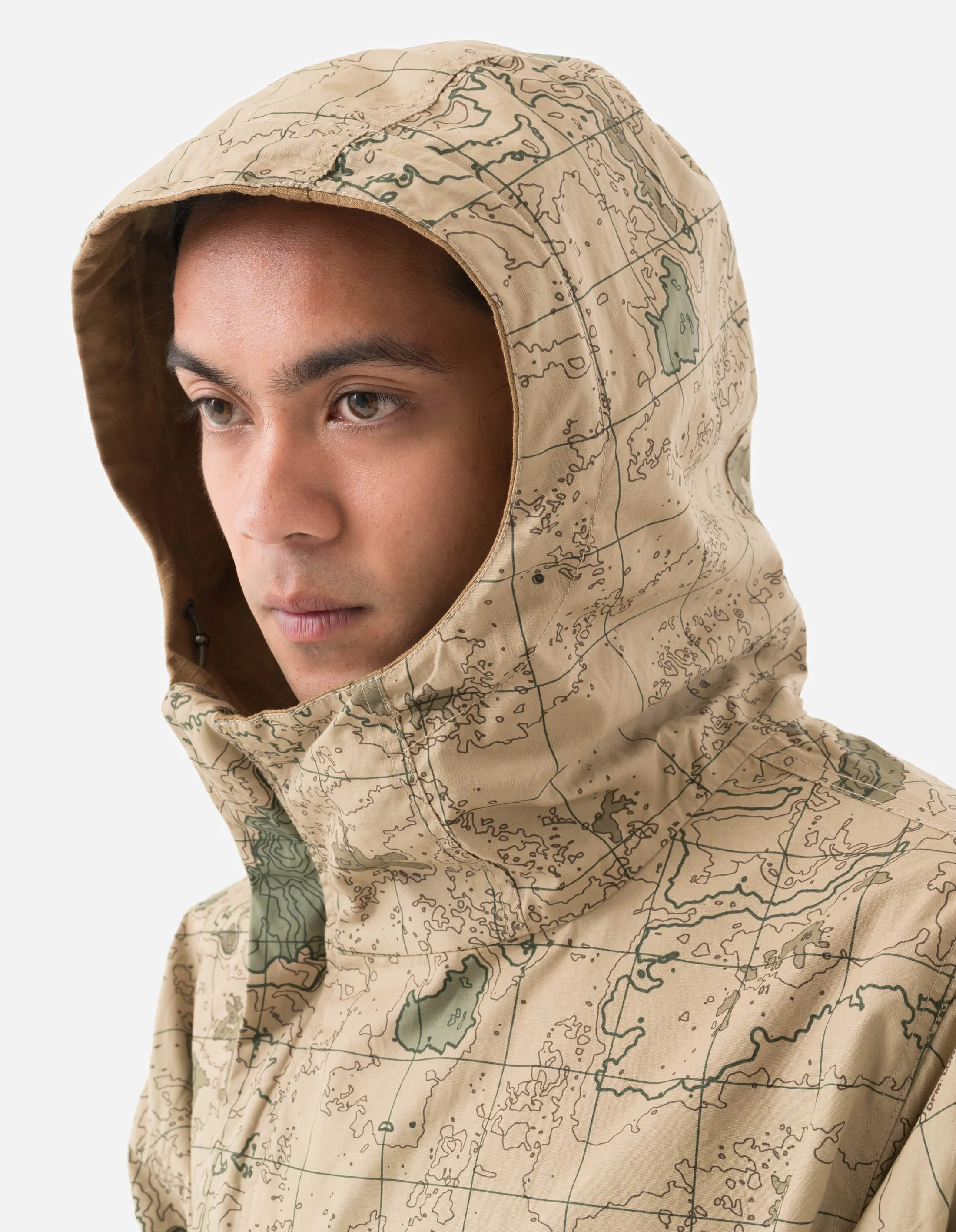 5222 Reversible Cordura Asym Parka Mushroom/Desert