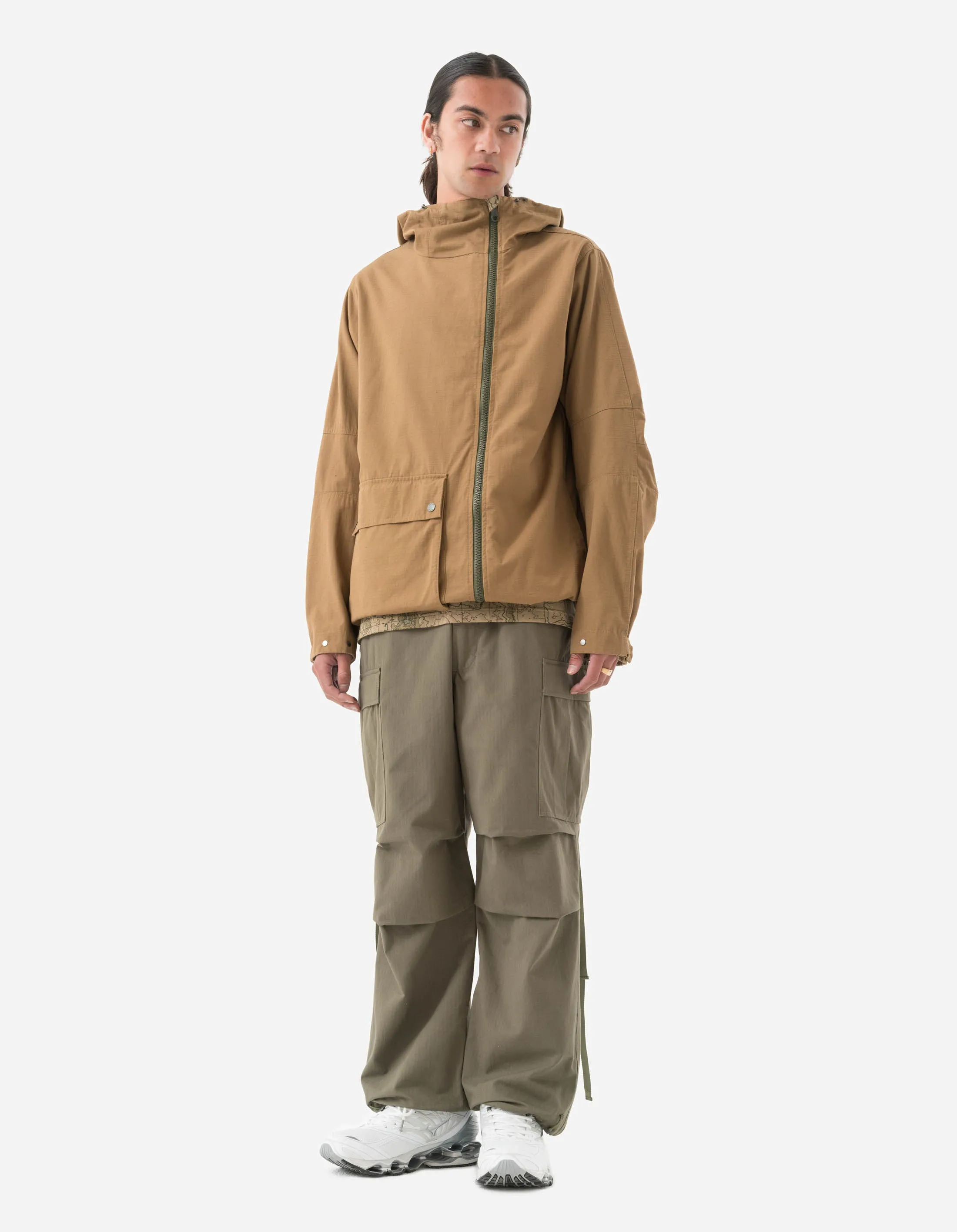 5222 Reversible Cordura Asym Parka Mushroom/Desert