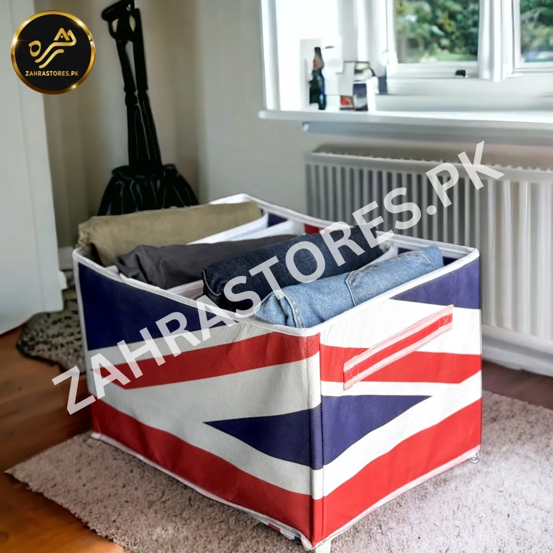 7 Grid Trouser / Pants Organizer (UK Flag)