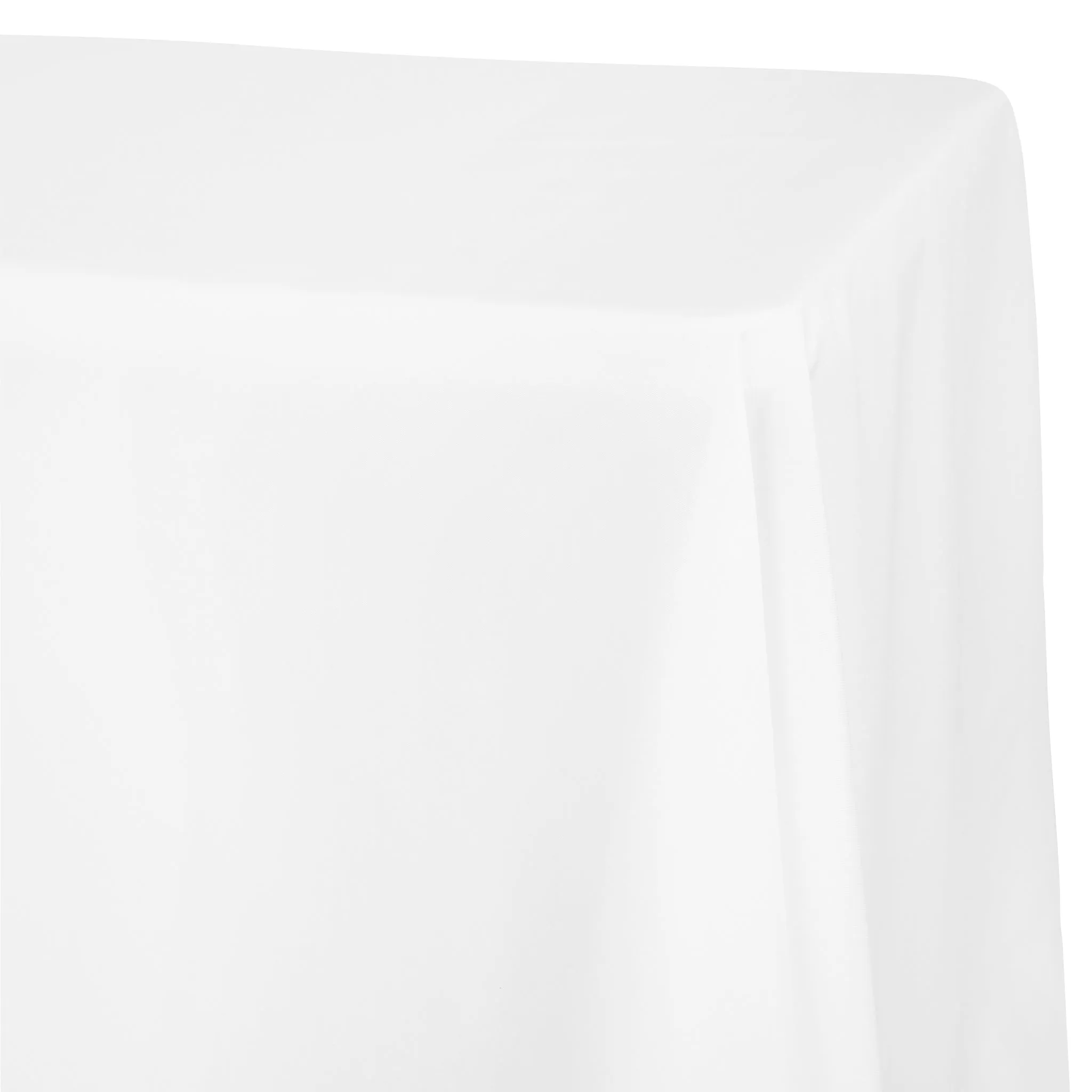 90"x108" Rectangular Oblong Polyester Tablecloth - White