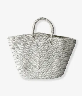 Aeta/OVAL BOTTOM BASKET M(WHITE)