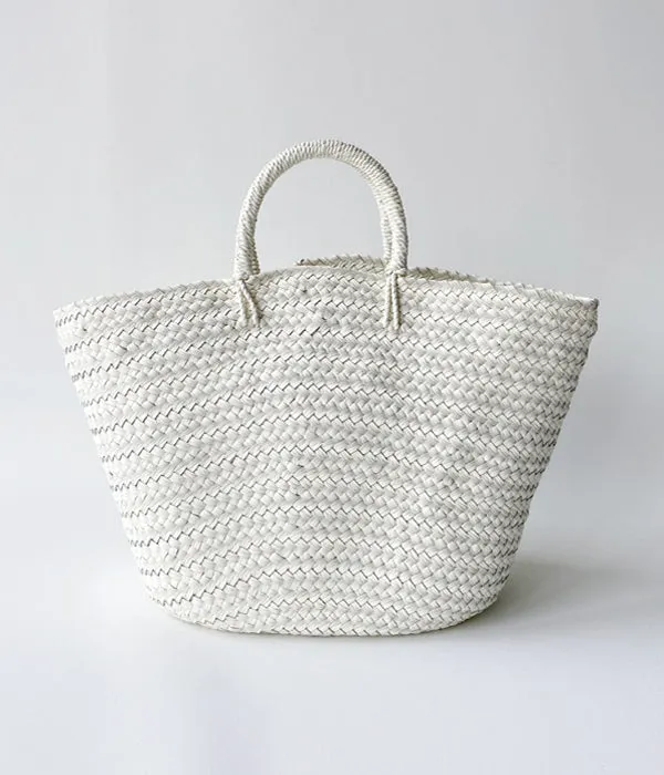 Aeta/OVAL BOTTOM BASKET M(WHITE)