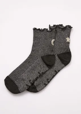 Afends Womens Moondust - Socks One Pack - Metal