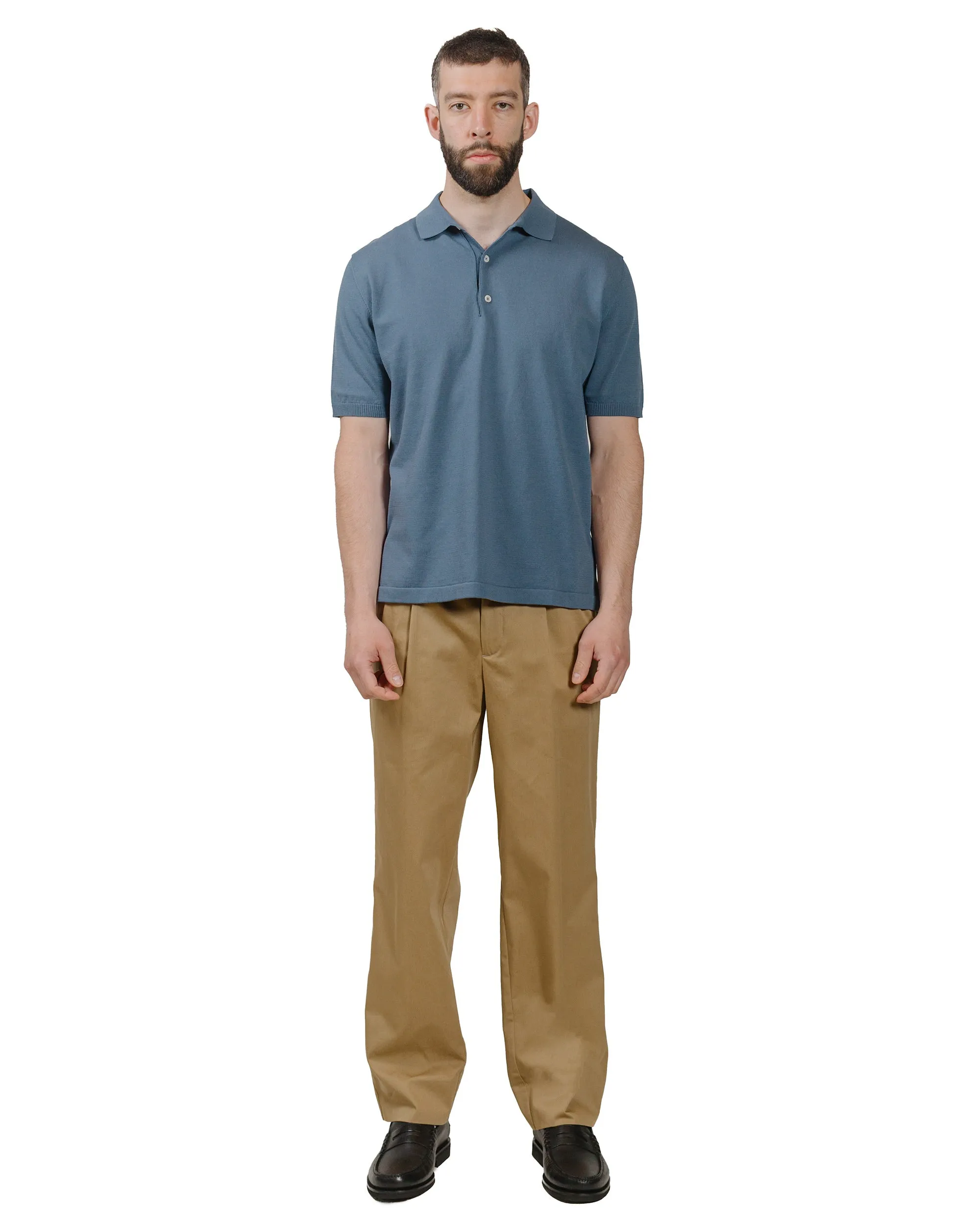 Andersen-Andersen Polo Short Petroleum