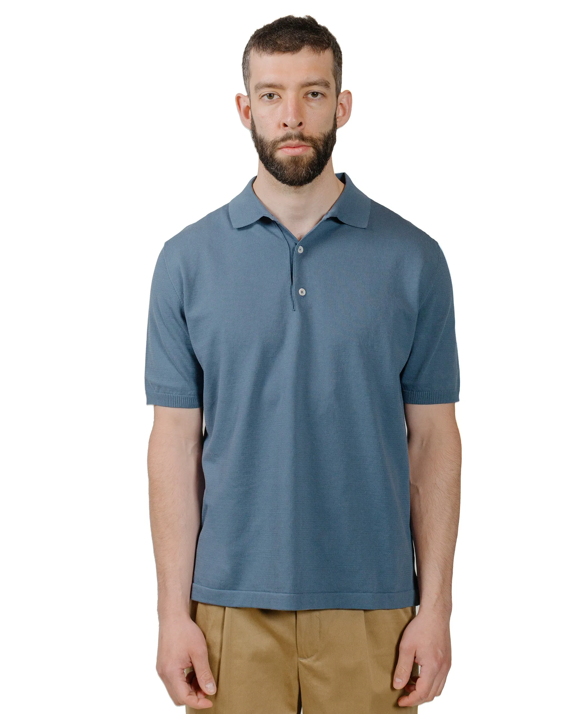 Andersen-Andersen Polo Short Petroleum