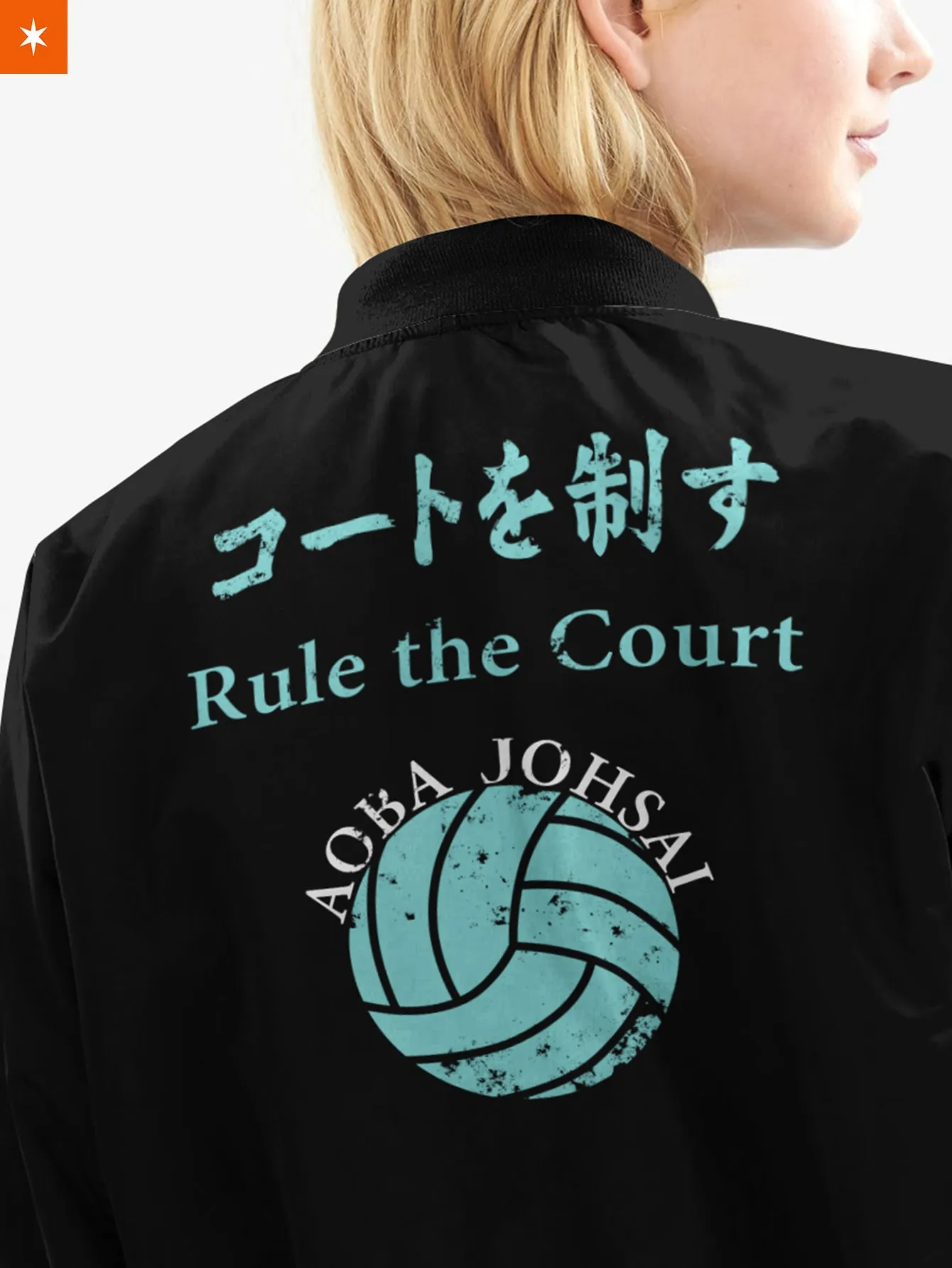 Aoba Johsai Rally Bomber Jacket