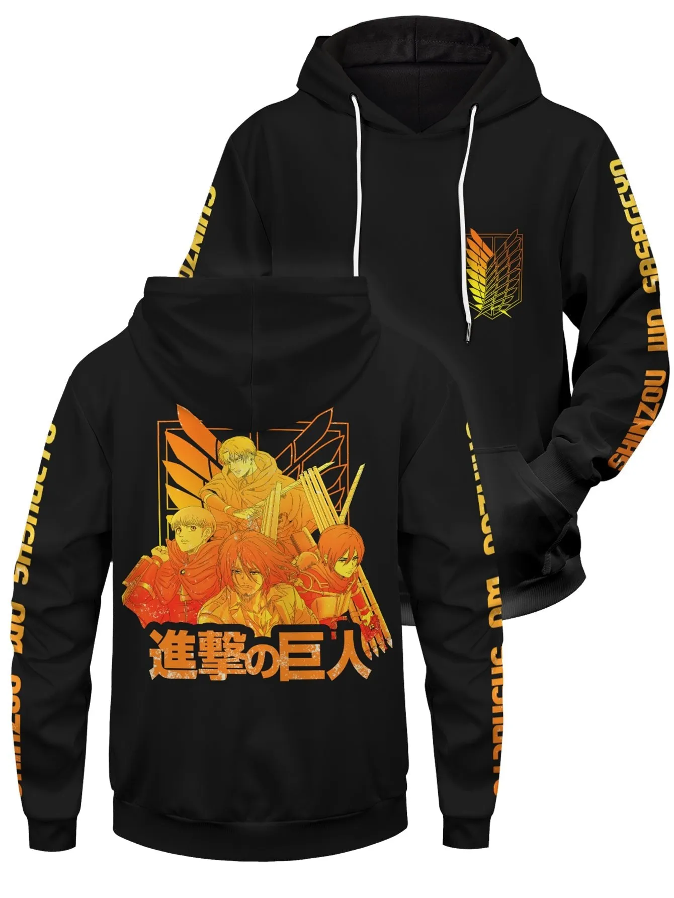 AOT Power Four Unisex Pullover Hoodie