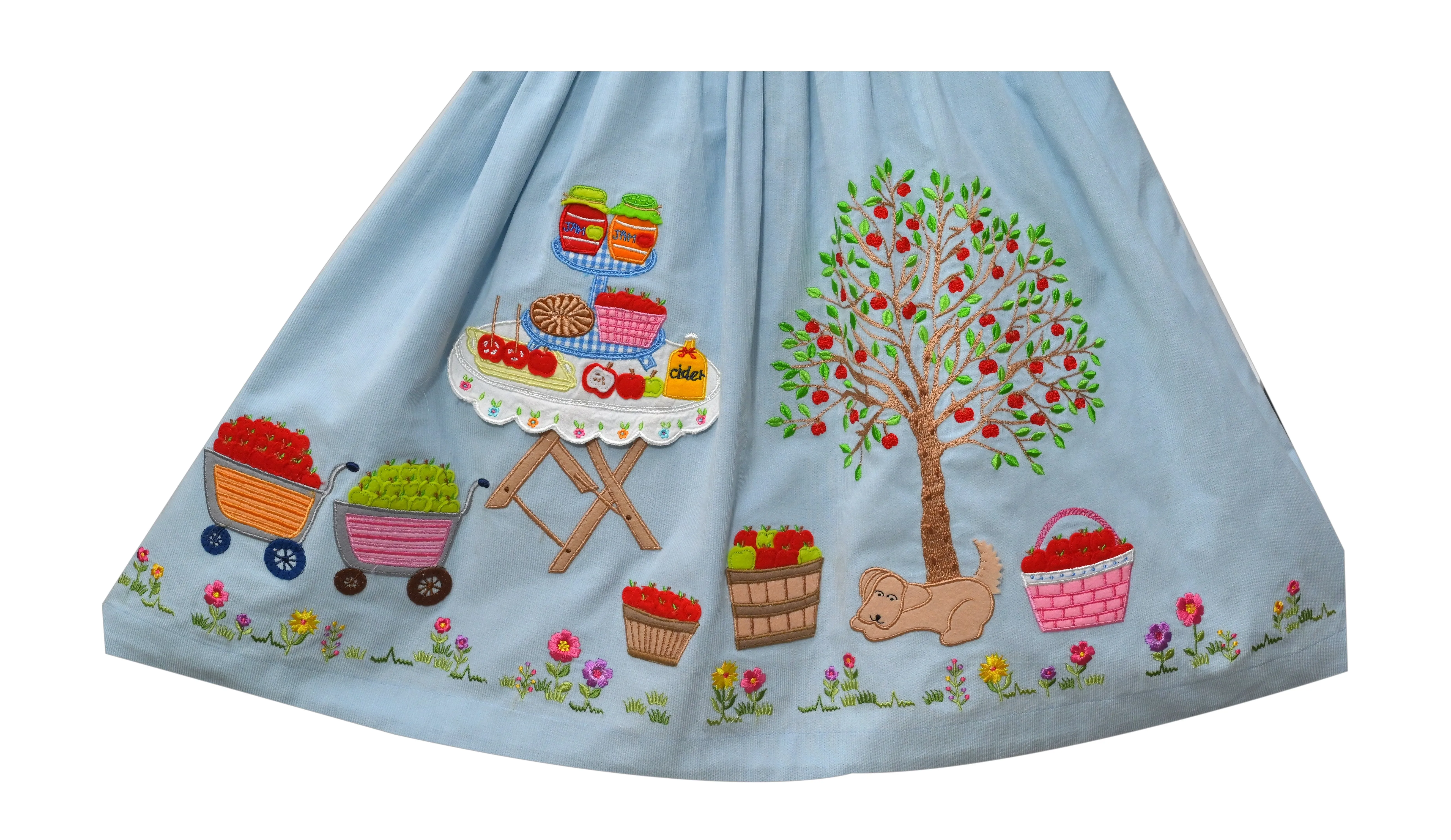 Apple Orchard Emb. Dress