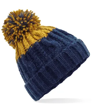 Apres beanie | Oxford Navy/Mustard