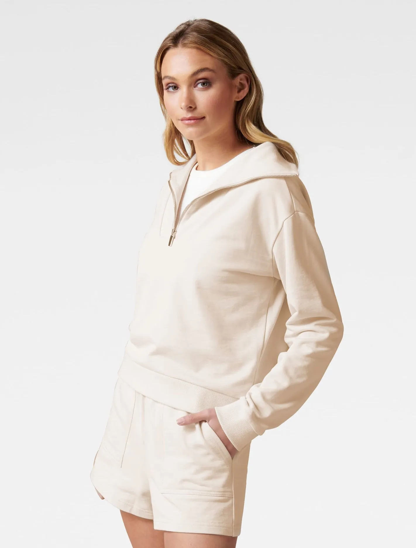 Archie Loungewear Zip Neck Sweater