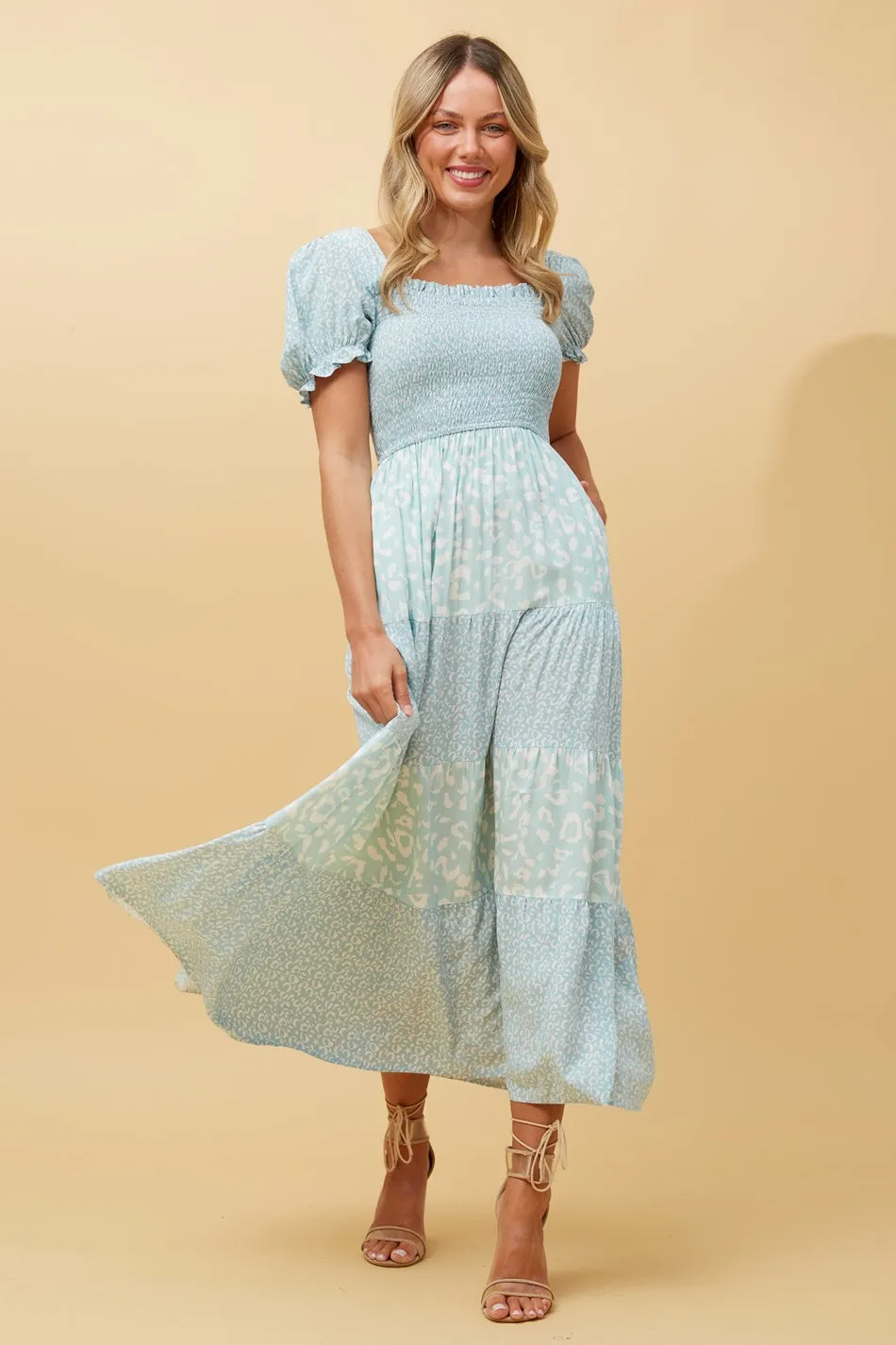 ASHTON TIERED MAXI DRESS