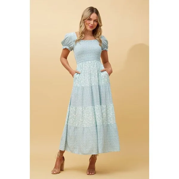 ASHTON TIERED MAXI DRESS