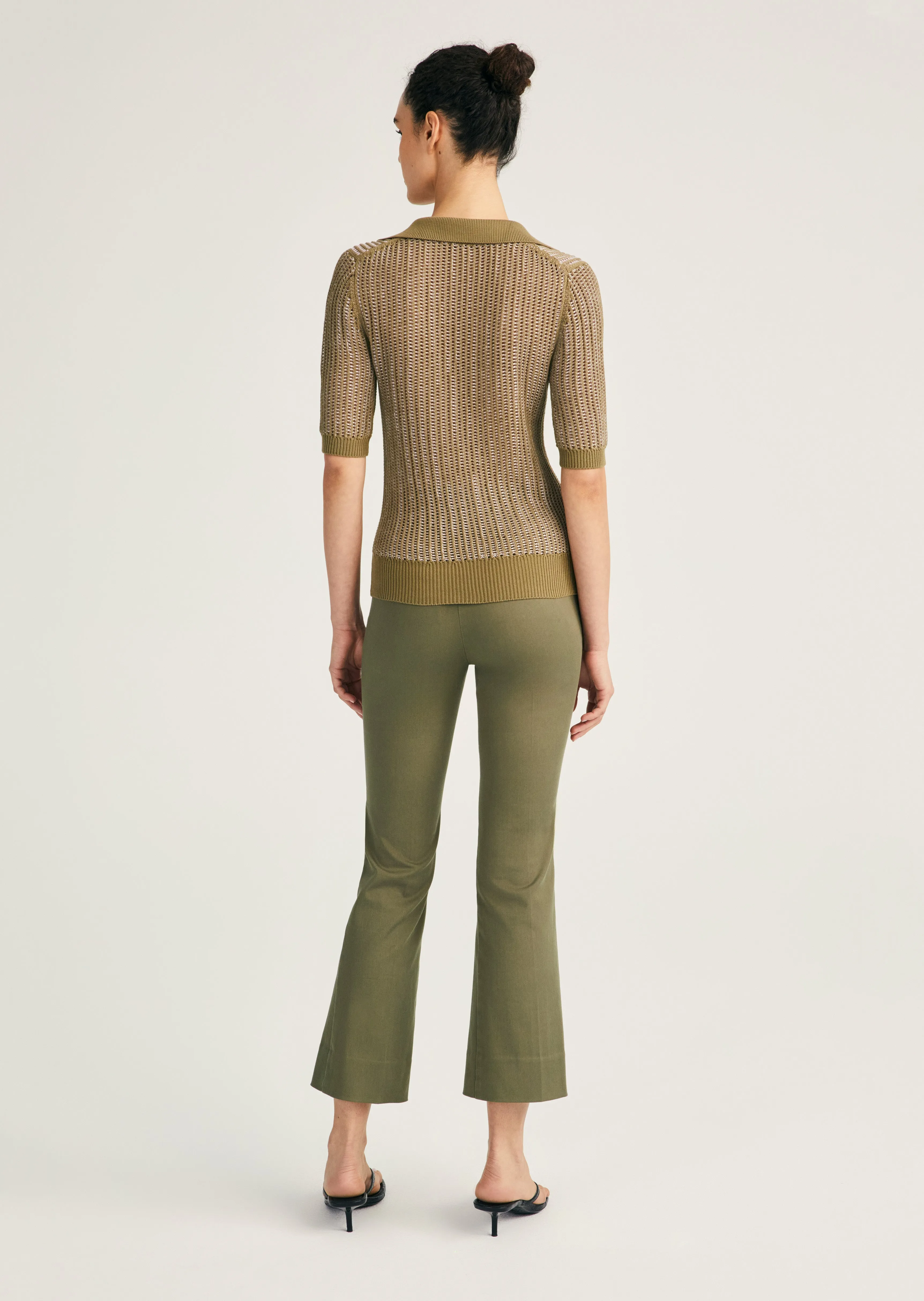 Axelle Polo Sweater - Oregano-Hyacinth