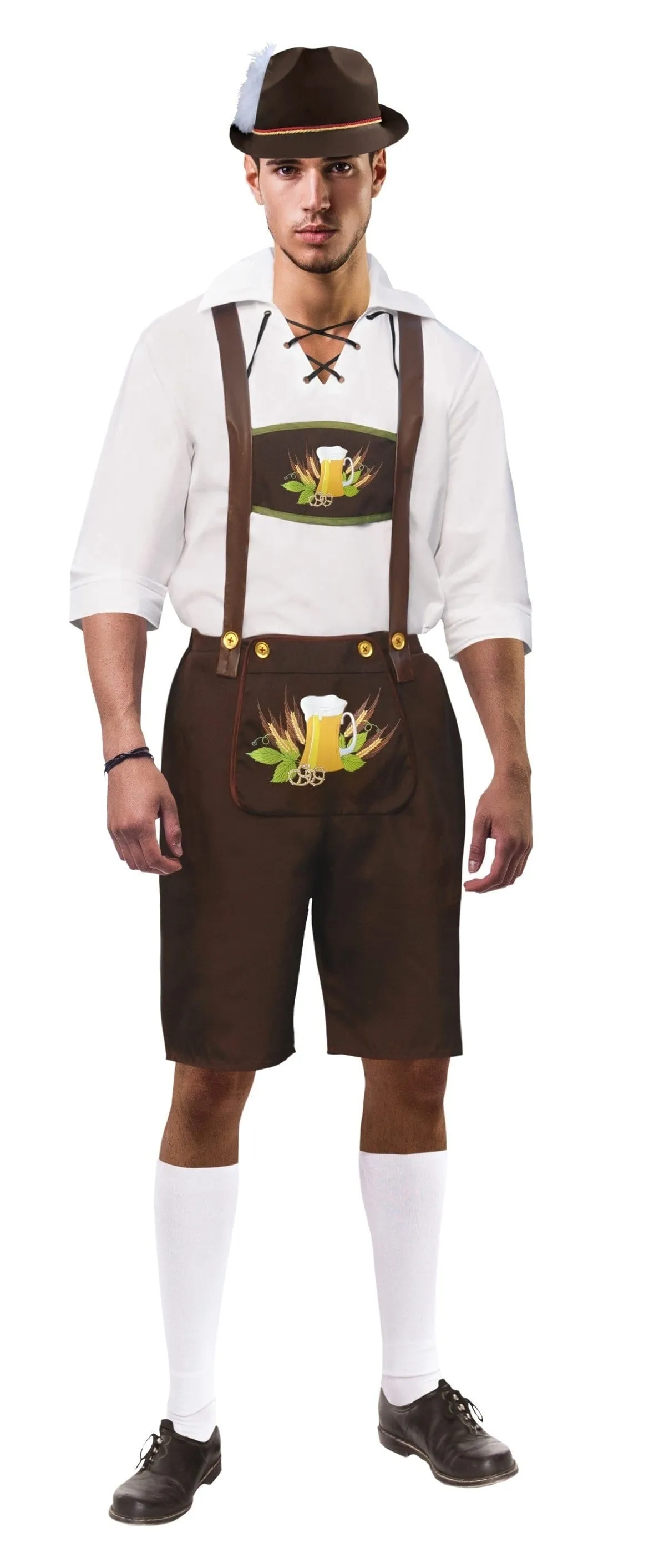 Bavarian Man Oktoberfest Lederhosen Costume