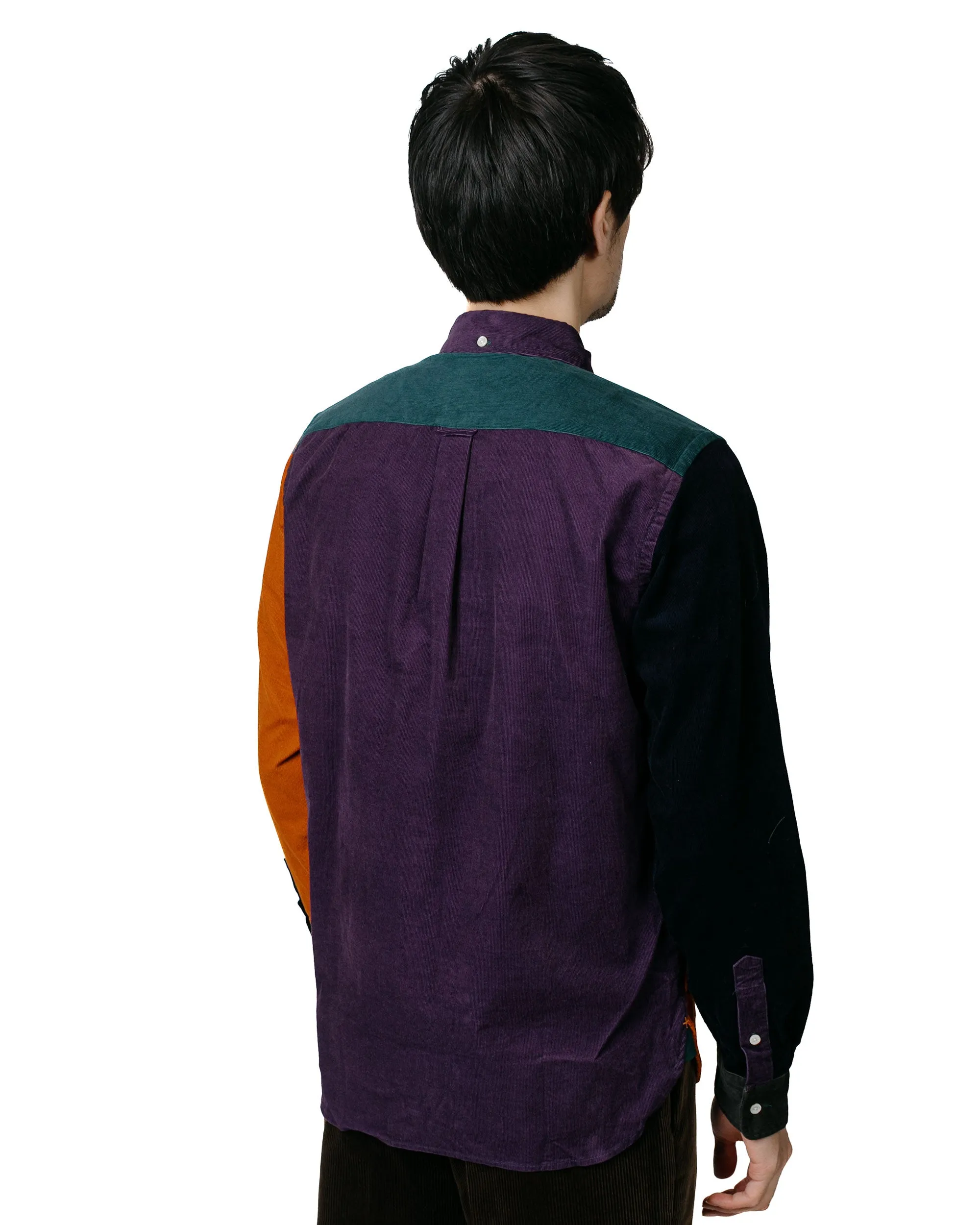 Beams Plus B.D. Corduroy Panel Purple