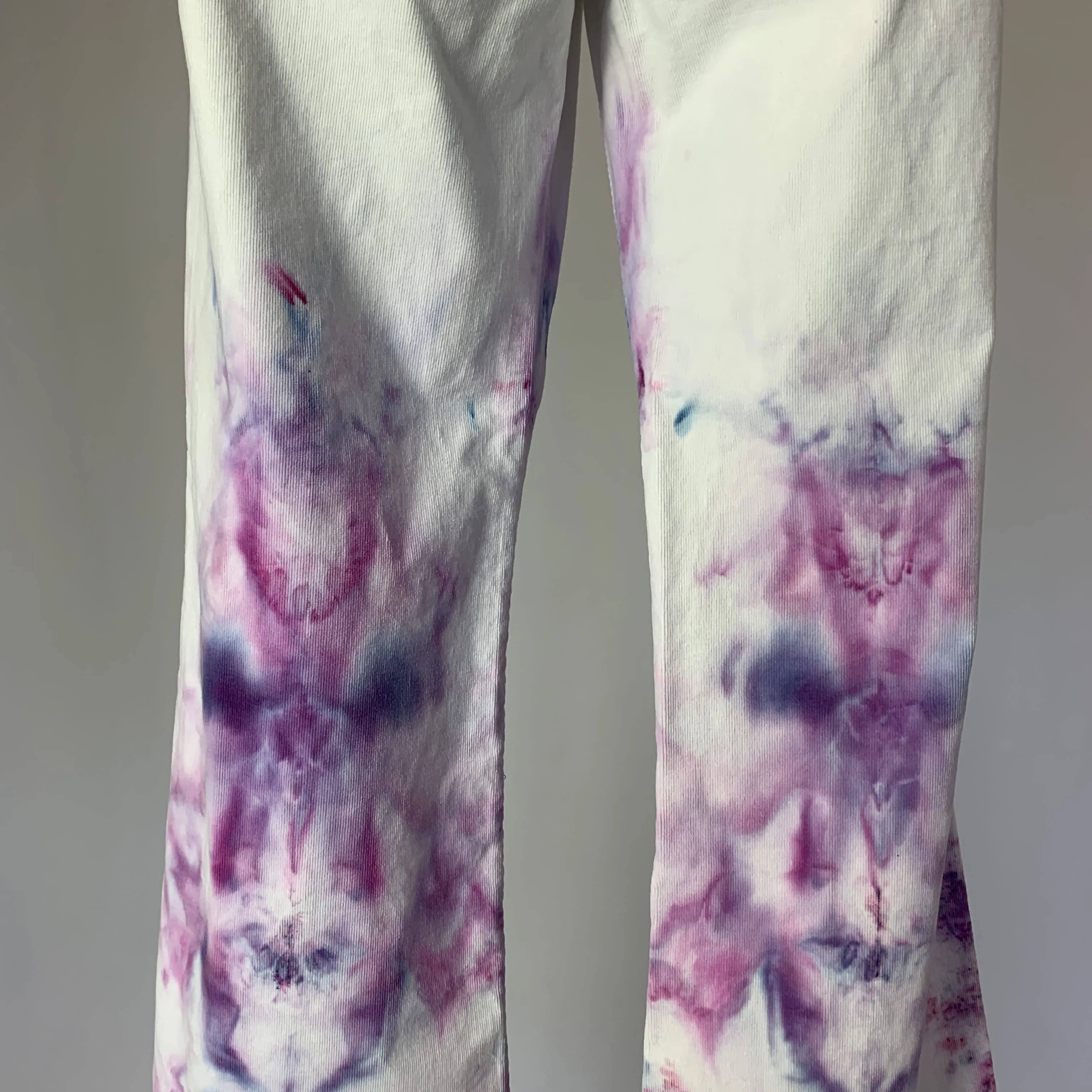 Berry Fractal Explosion | Bell bottom corduroy pants | Size S-M