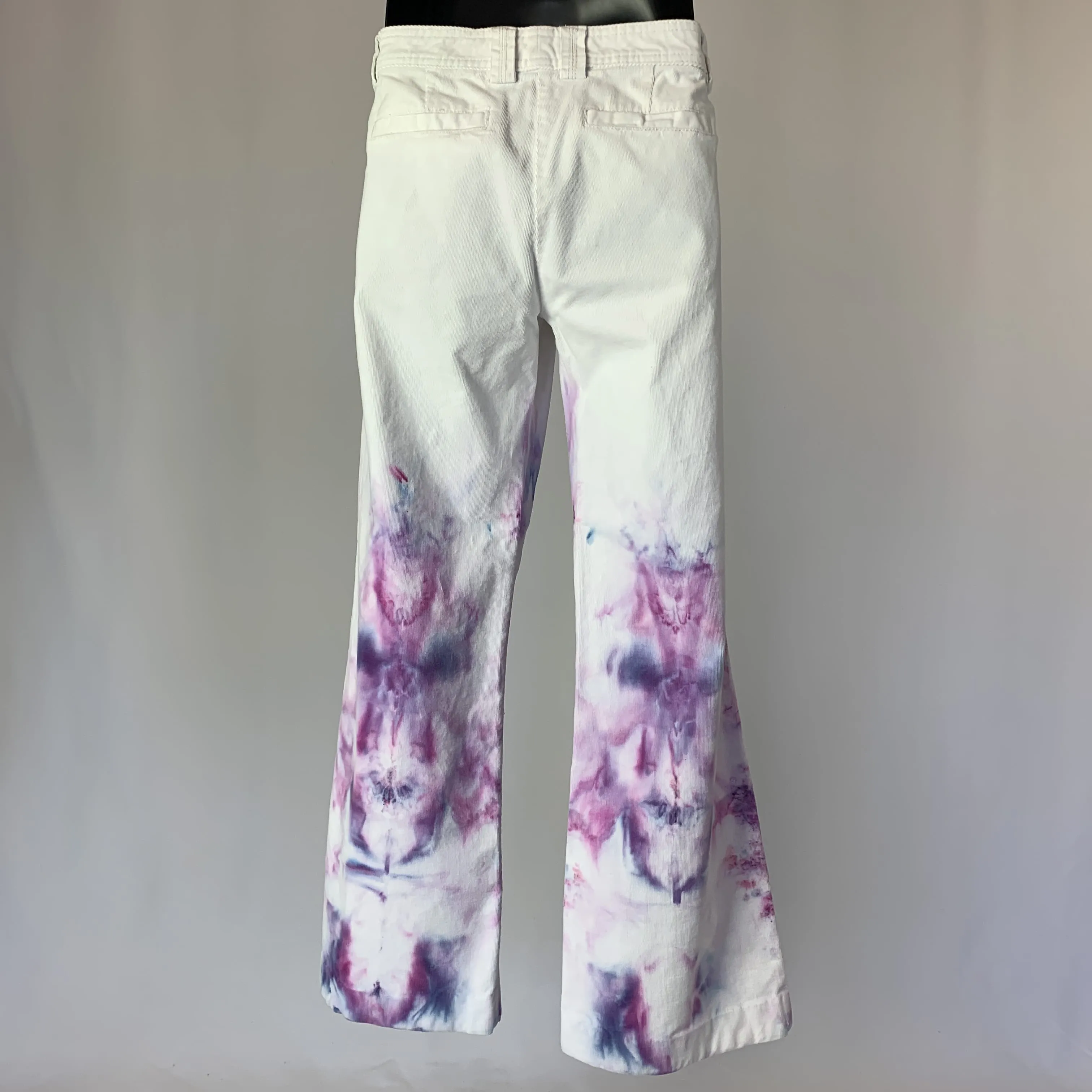 Berry Fractal Explosion | Bell bottom corduroy pants | Size S-M