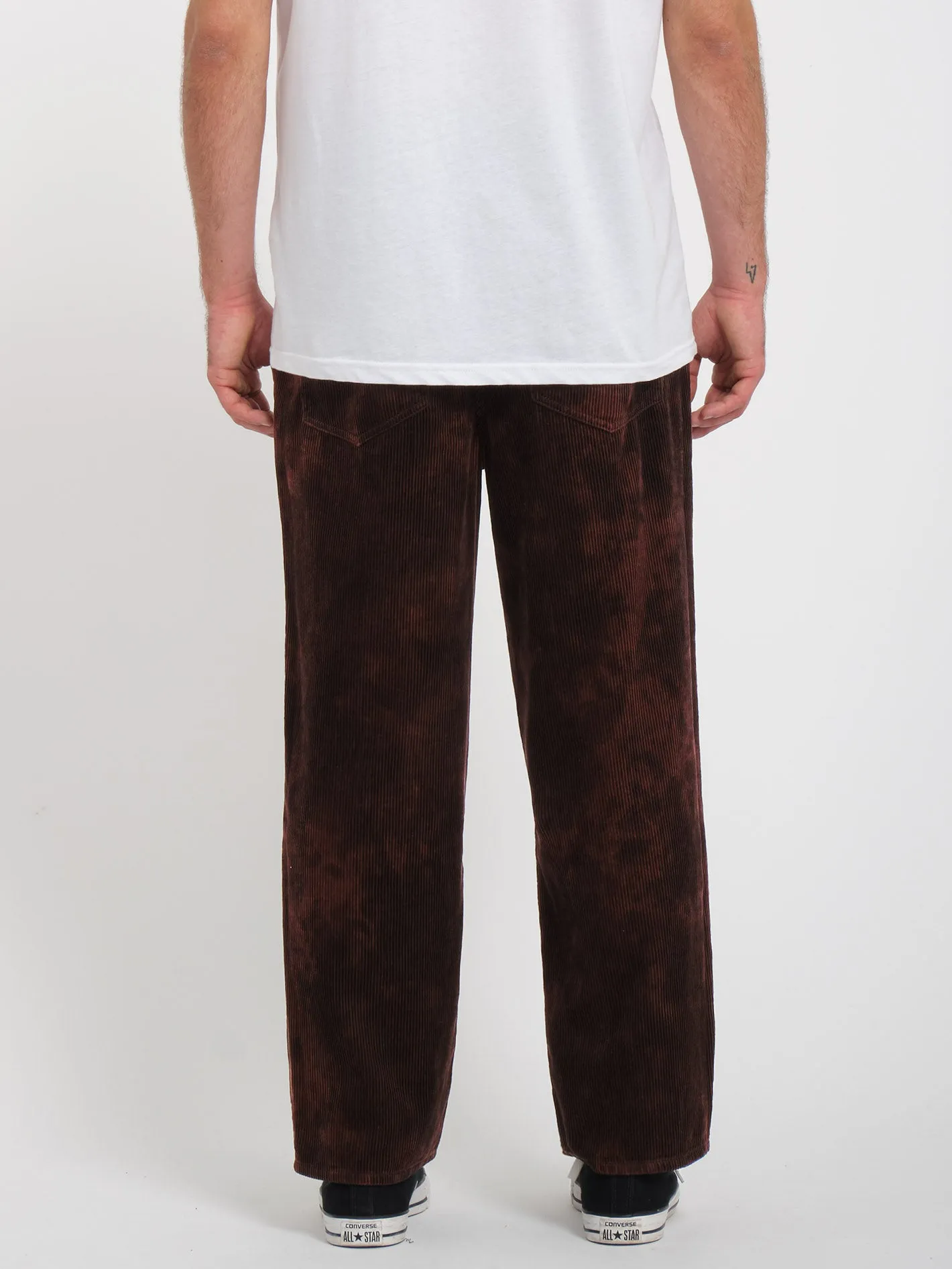 Billow Tapered Corduroy Trousers - BITTER CHOCOLATE