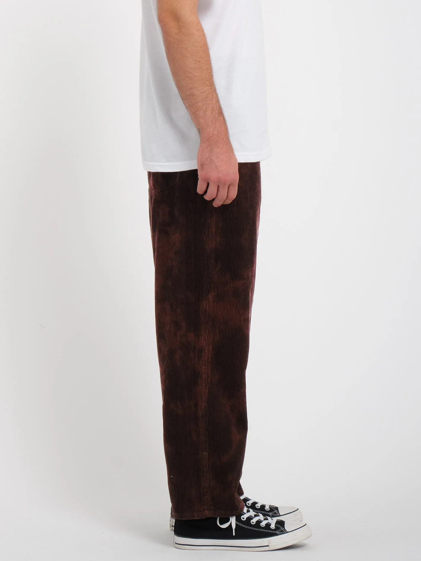 Billow Tapered Corduroy Trousers - BITTER CHOCOLATE