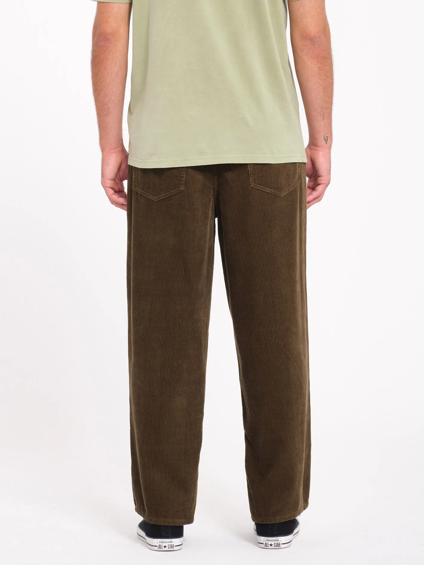 Billow Tapered Corduroy Trousers - Wren