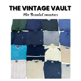 Branded Sweaters 25 pcs including polo Ralph Lauren Lacoste chaps Nautica and others