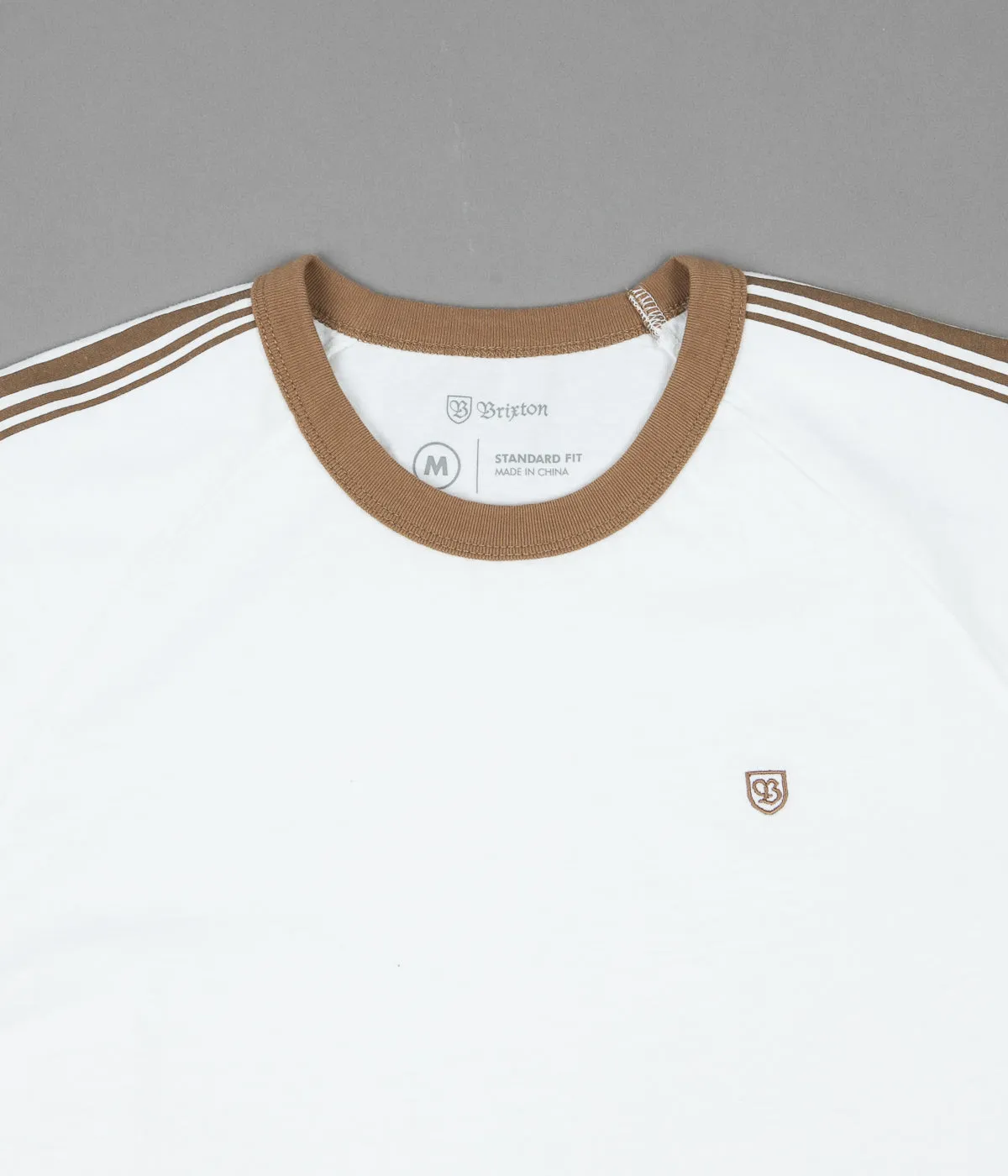 Brixton Este II T-Shirt - Off White / Coconut