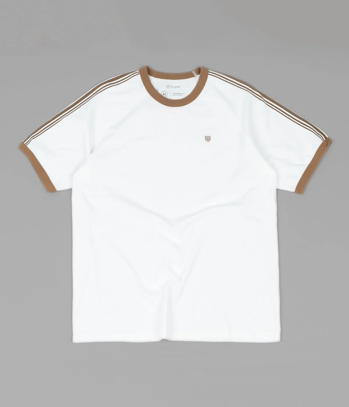 Brixton Este II T-Shirt - Off White / Coconut