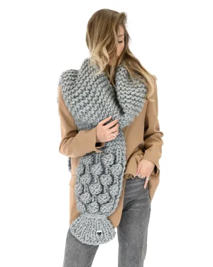 Bubble Ribbed Scarf