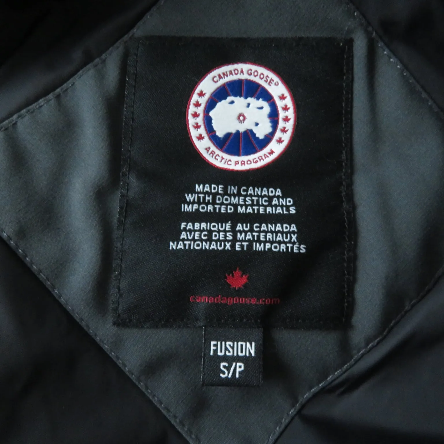 Canada Goose Shelburne Parka Down Coat Gray S/P