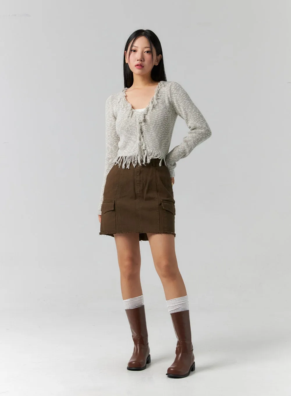 Cargo Mini Skirt CS318