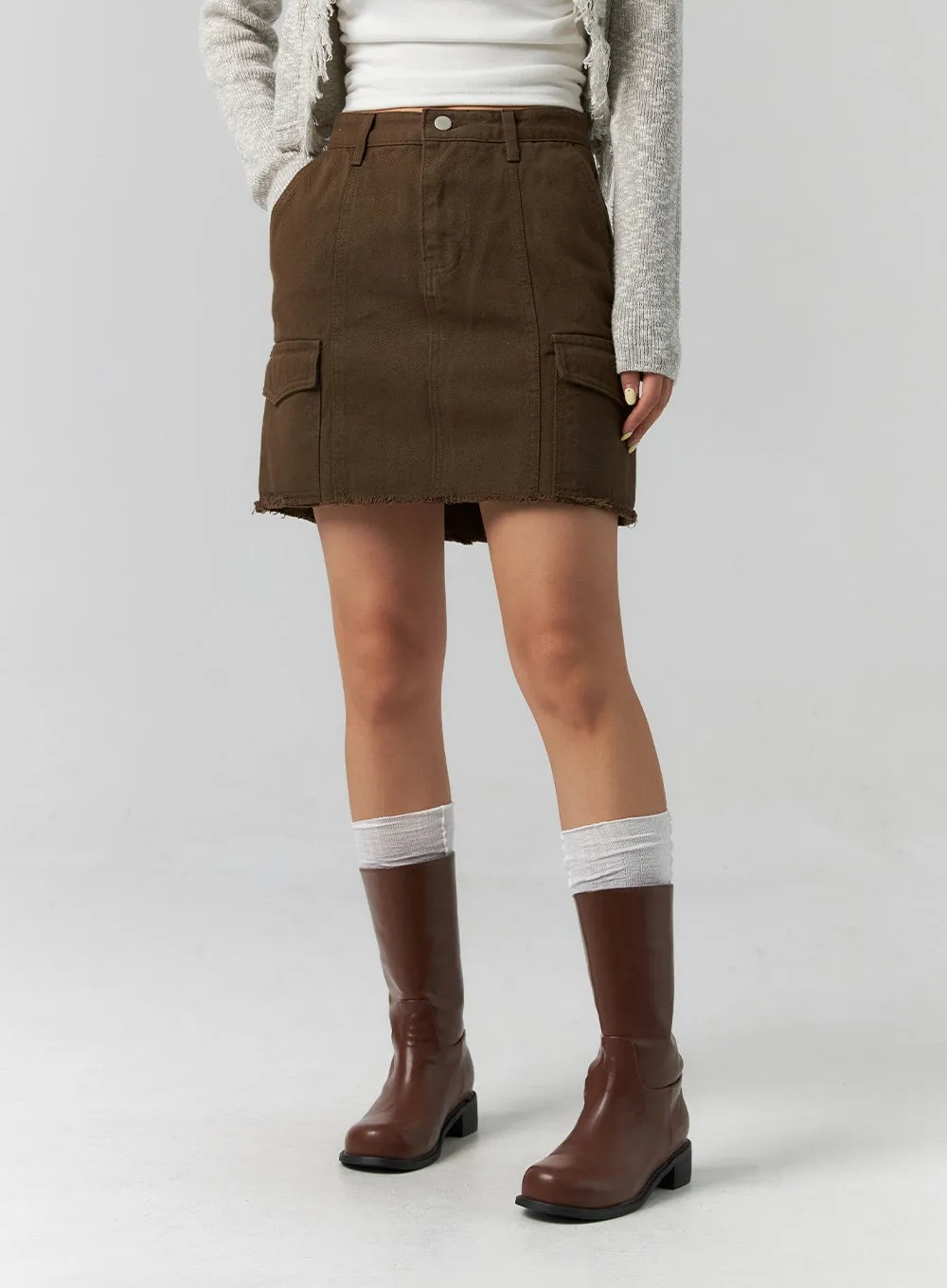 Cargo Mini Skirt CS318