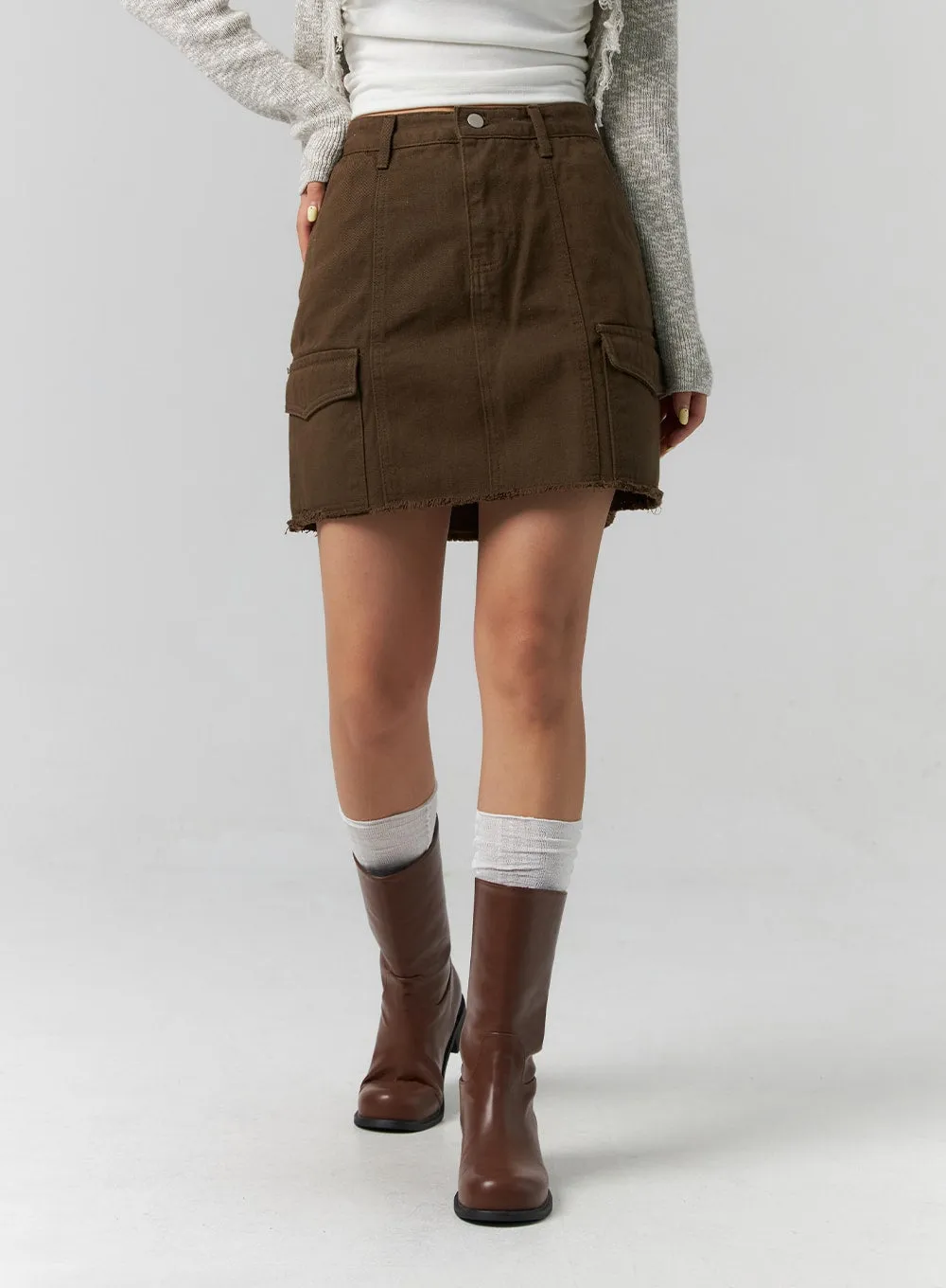 Cargo Mini Skirt CS318