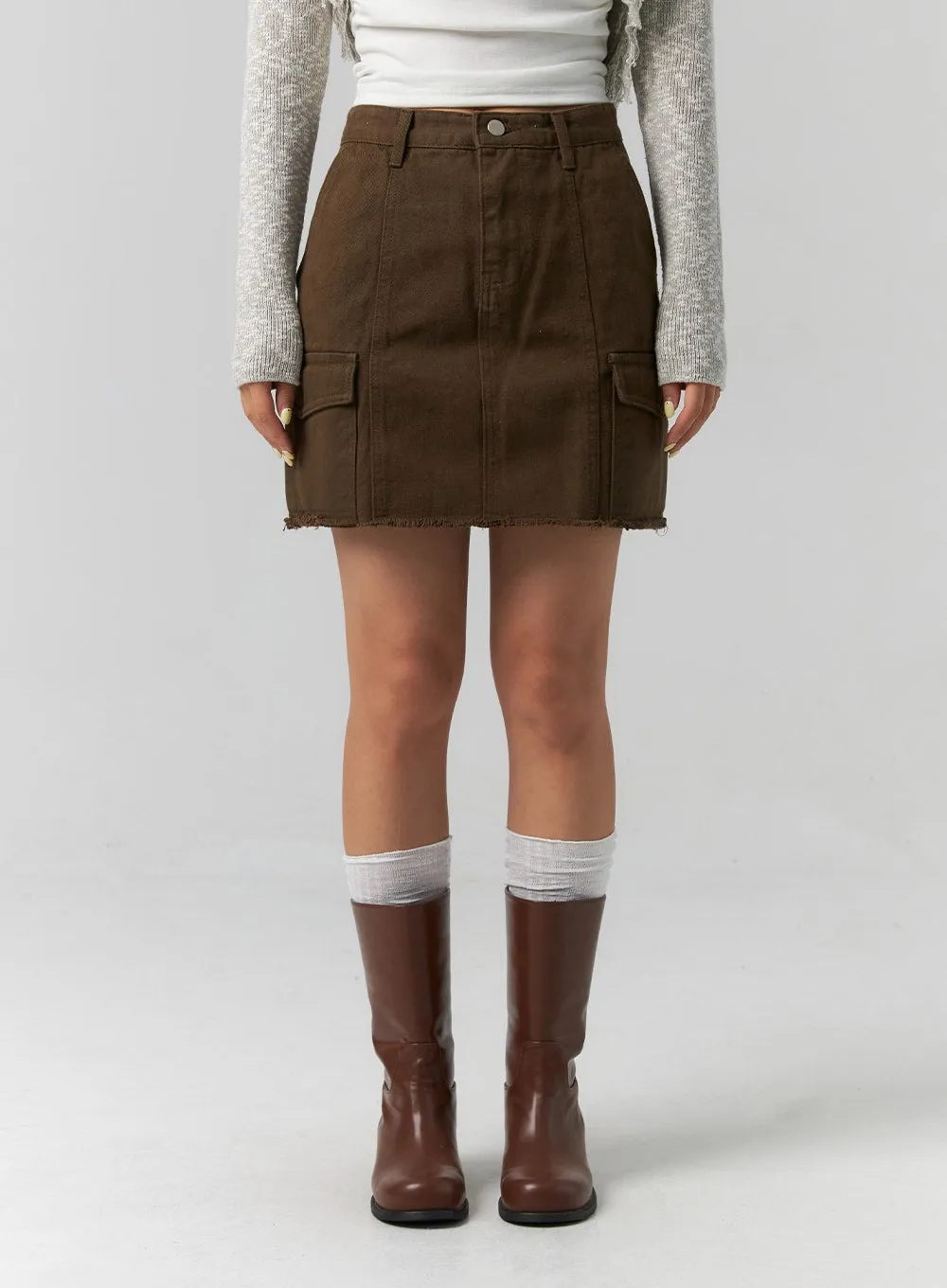 Cargo Mini Skirt CS318