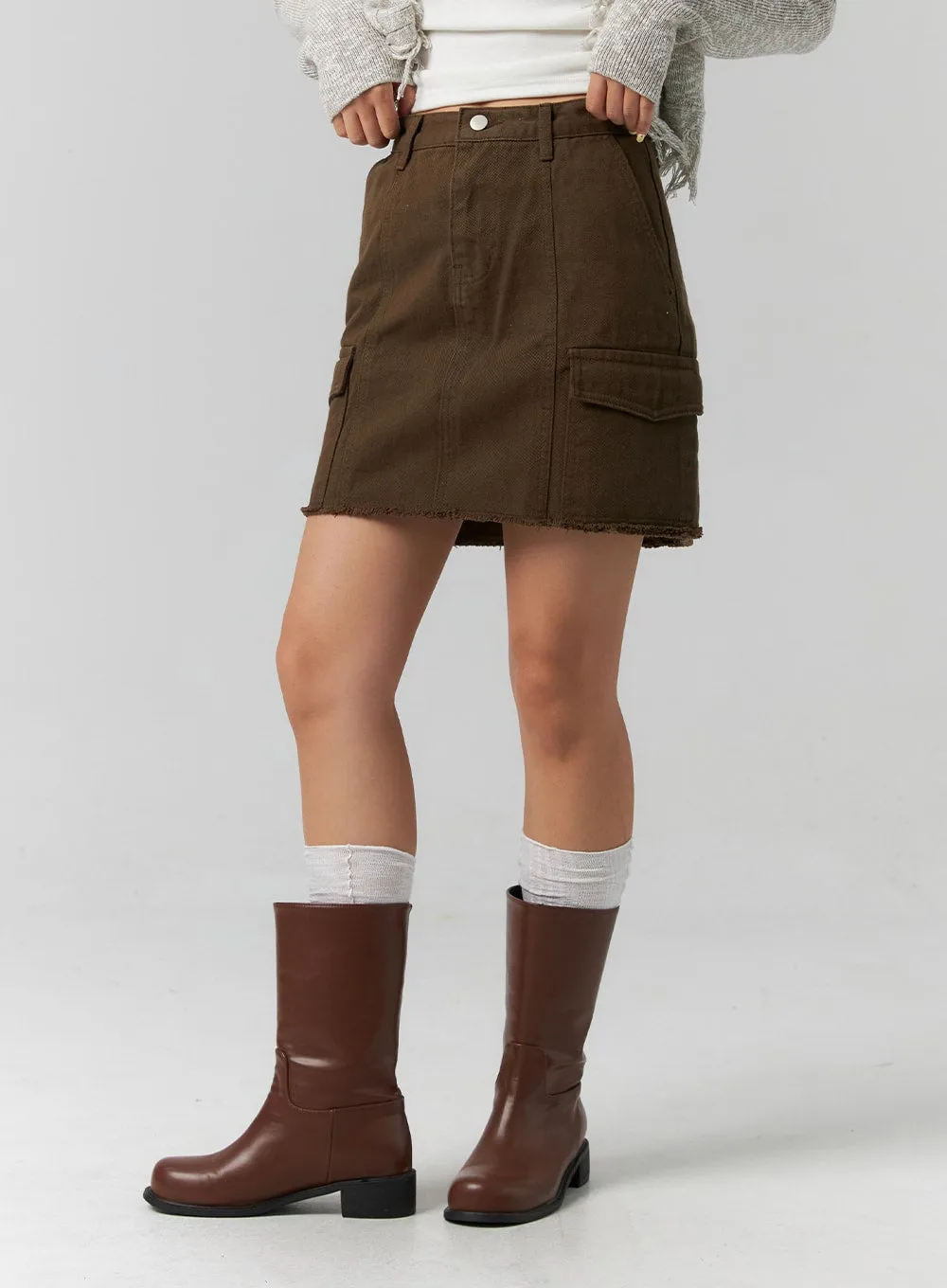 Cargo Mini Skirt CS318