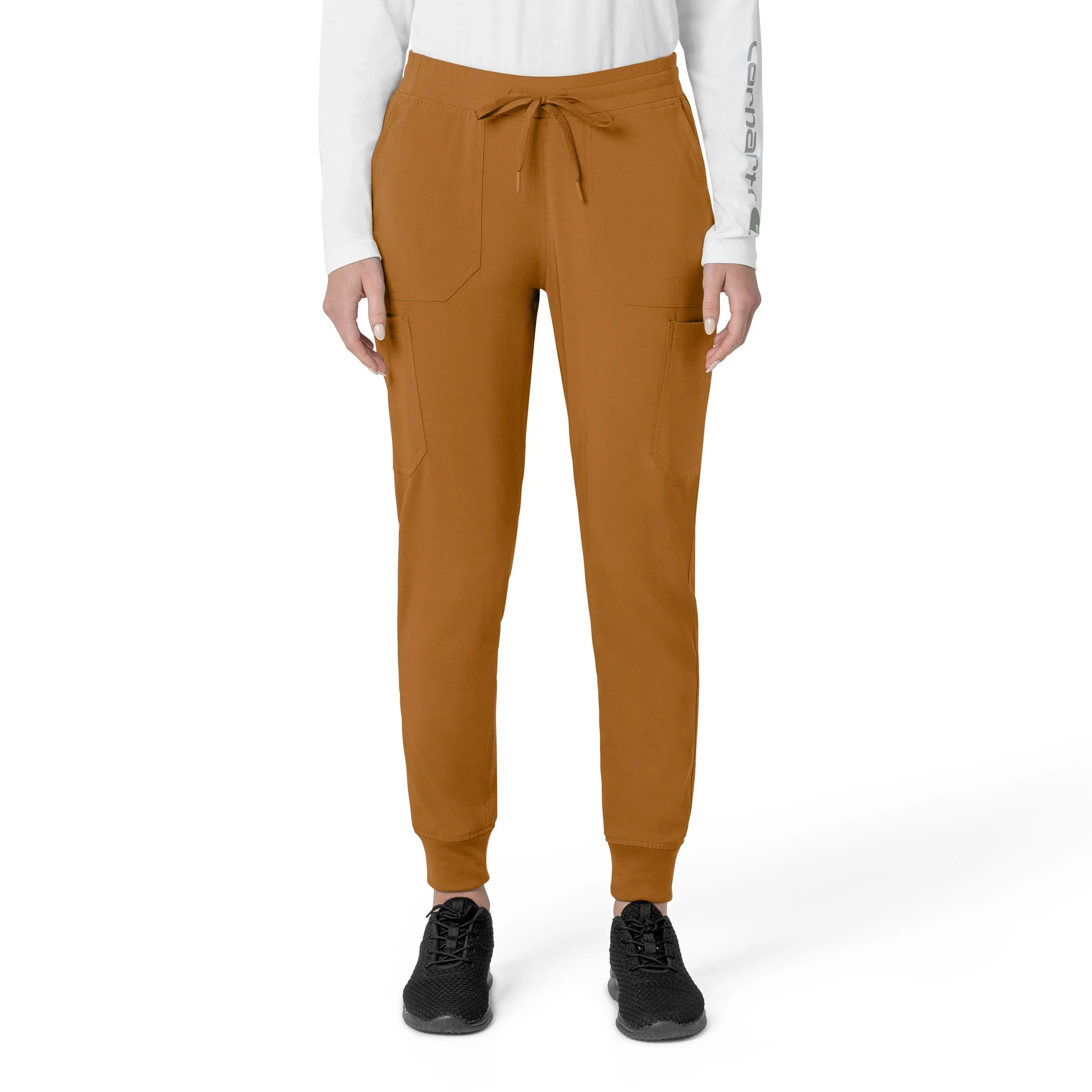 Carhartt Force Cross-Flex Women's Cargo Jogger Scrub Pant C53110P - PETITE