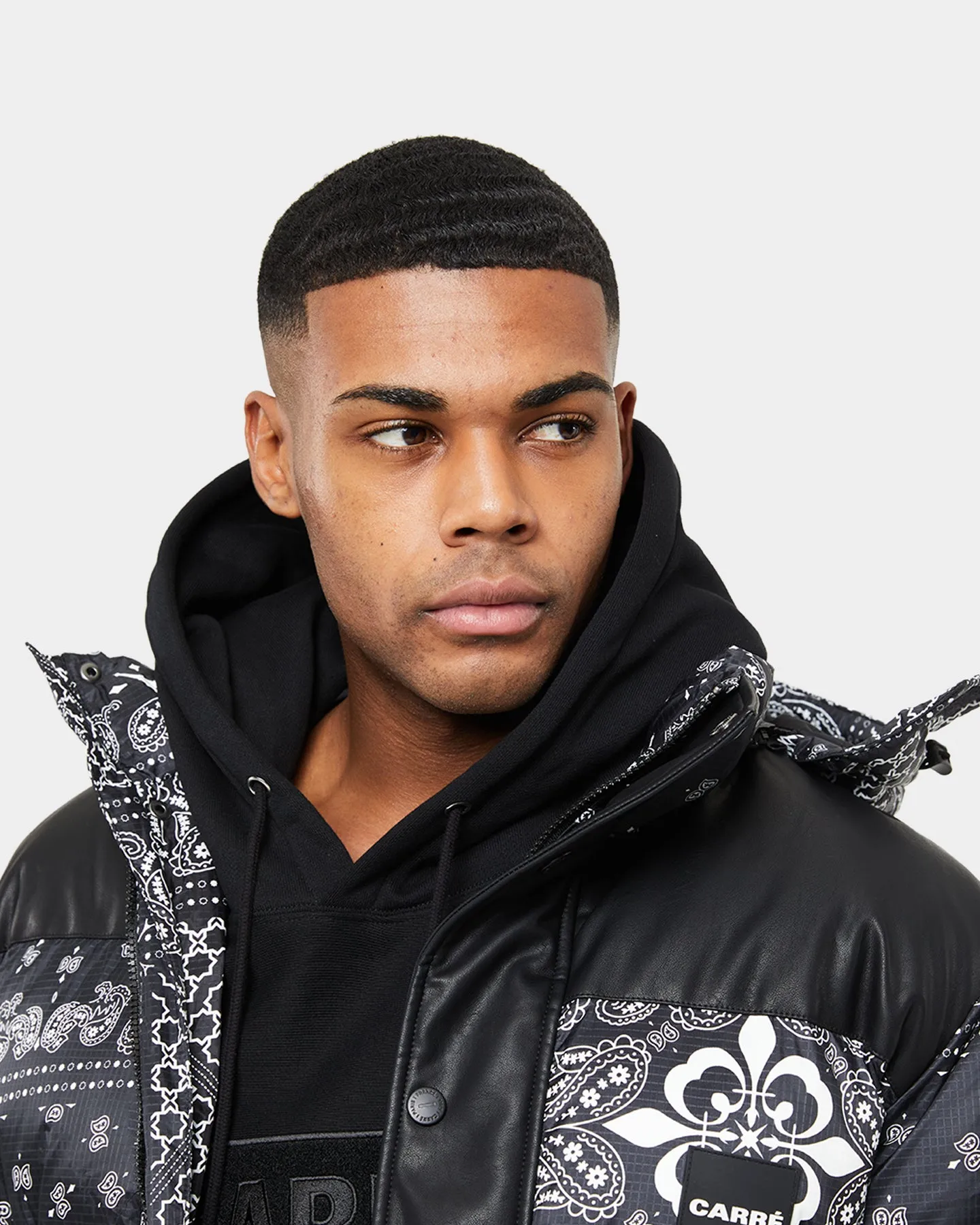 Carre Bandana Ultra Roadman Puffer Jacket Black