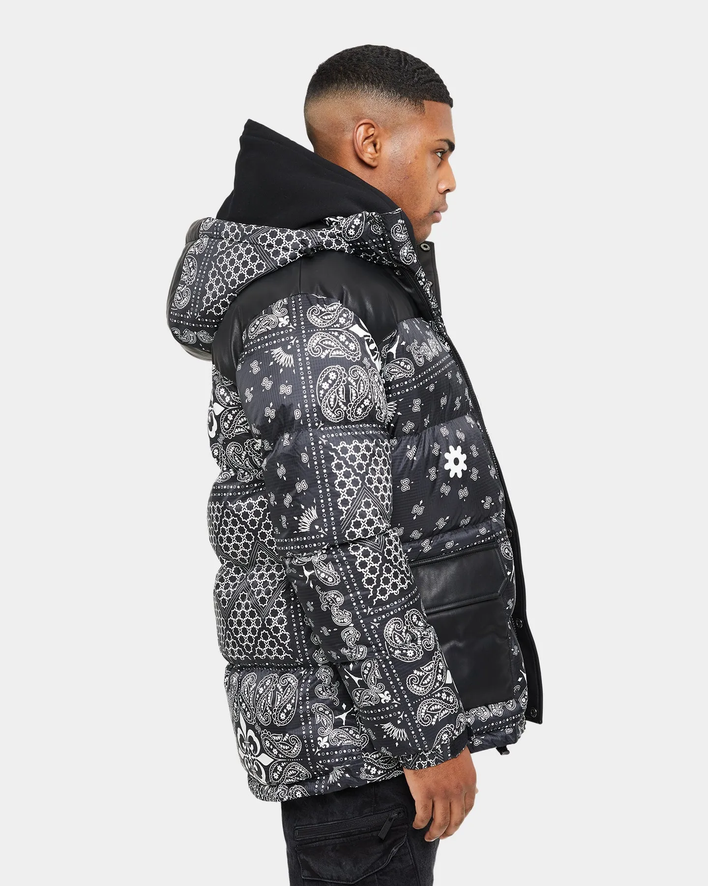 Carre Bandana Ultra Roadman Puffer Jacket Black