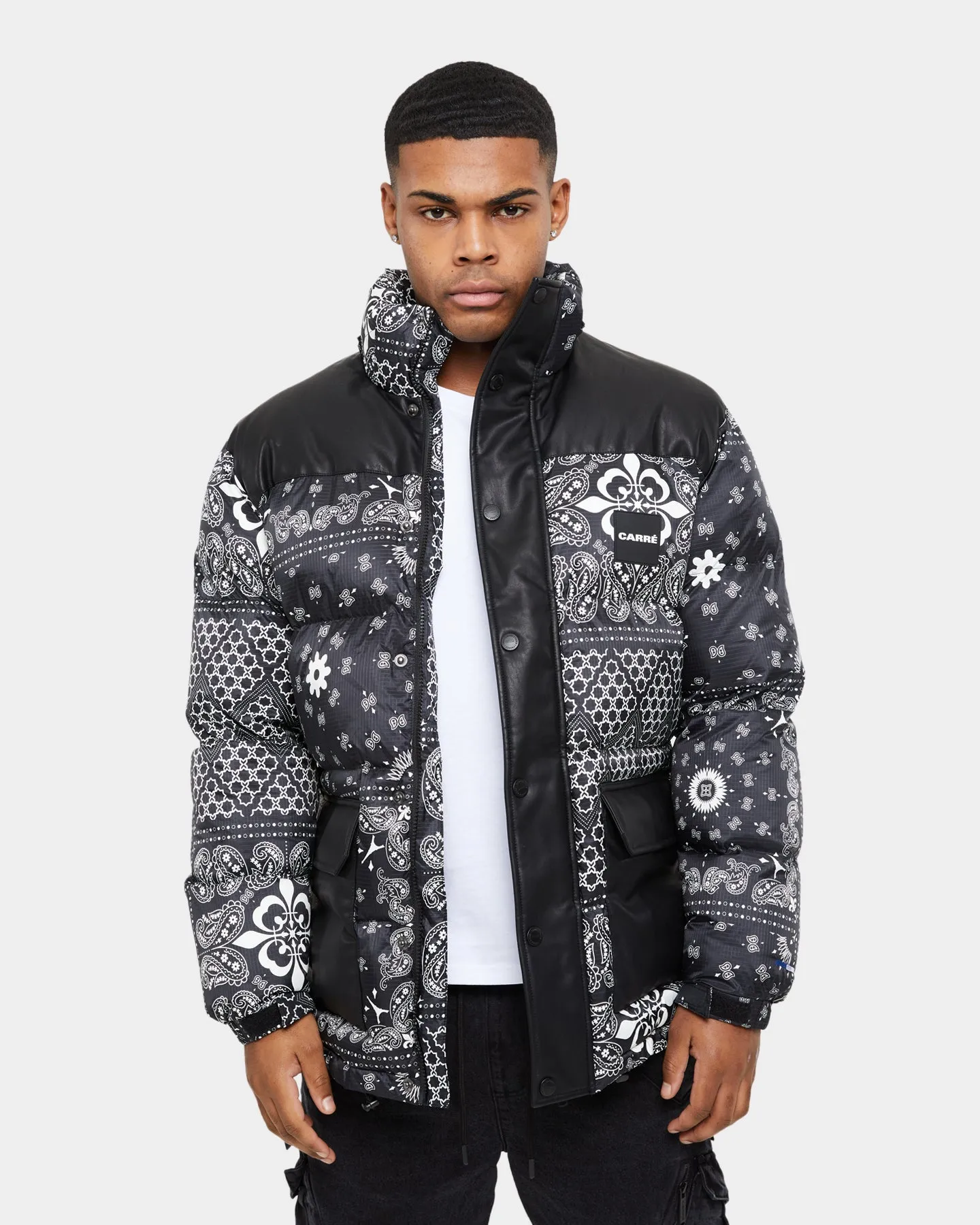 Carre Bandana Ultra Roadman Puffer Jacket Black