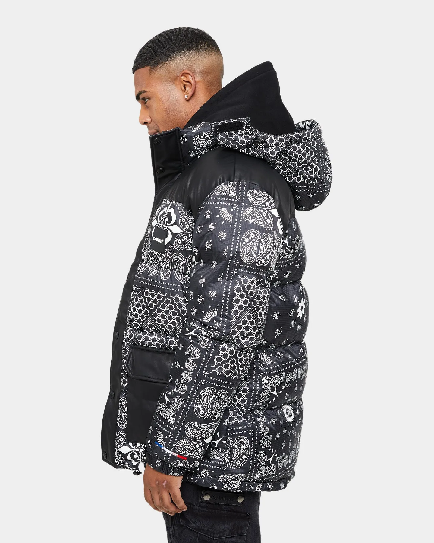 Carre Bandana Ultra Roadman Puffer Jacket Black