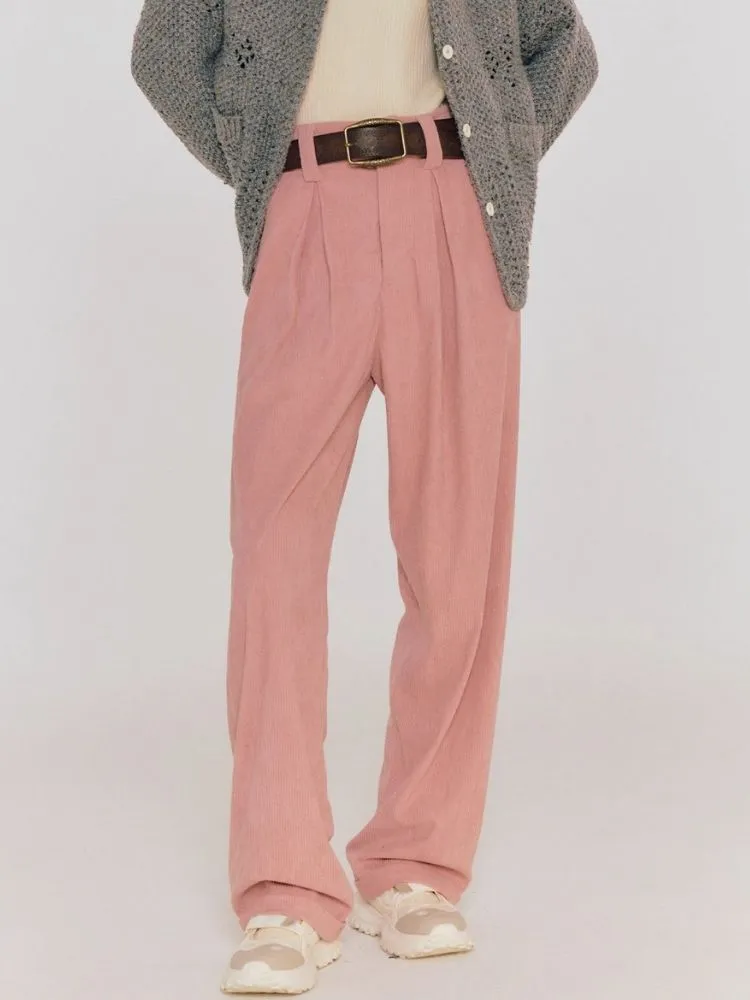 Casual Pants Loose Slouchy Corduroy Pants【s0000004313】