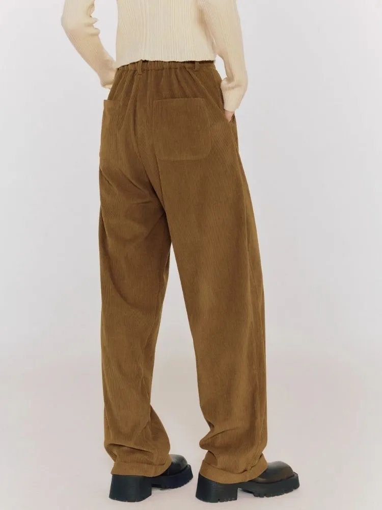 Casual Pants Loose Slouchy Corduroy Pants【s0000004313】