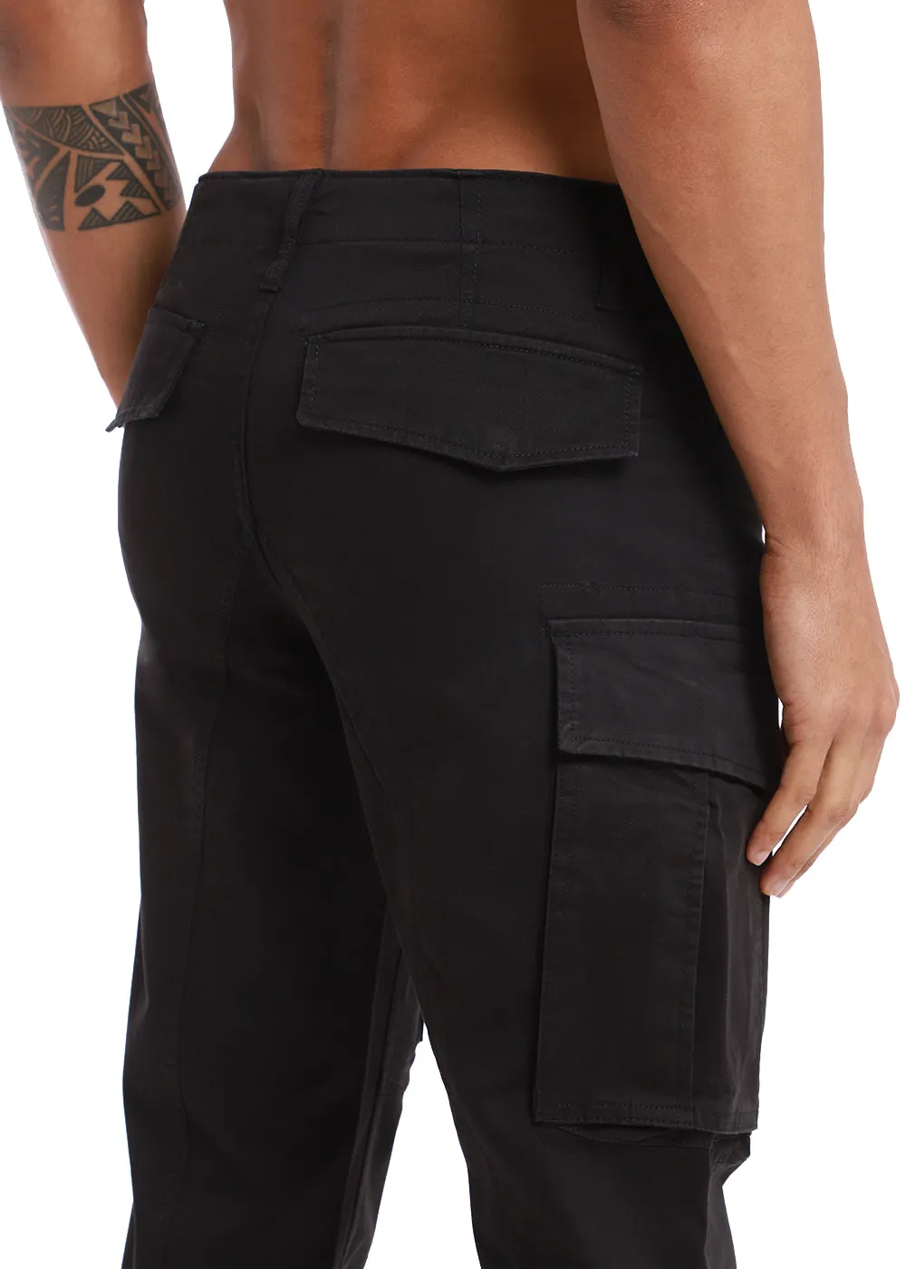 Charcoal Black Cargo Pant