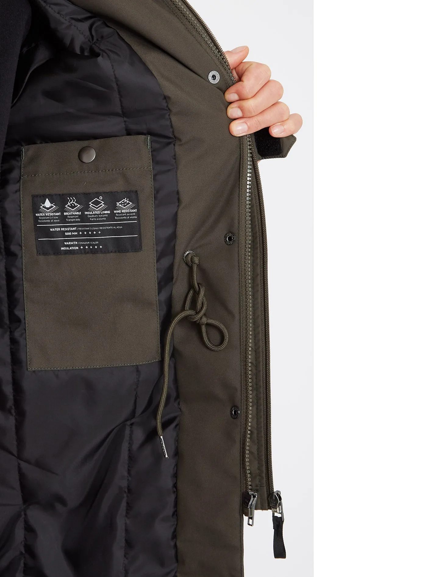 Cimandy 5K 3In1 Parka - ARMY GREEN COMBO