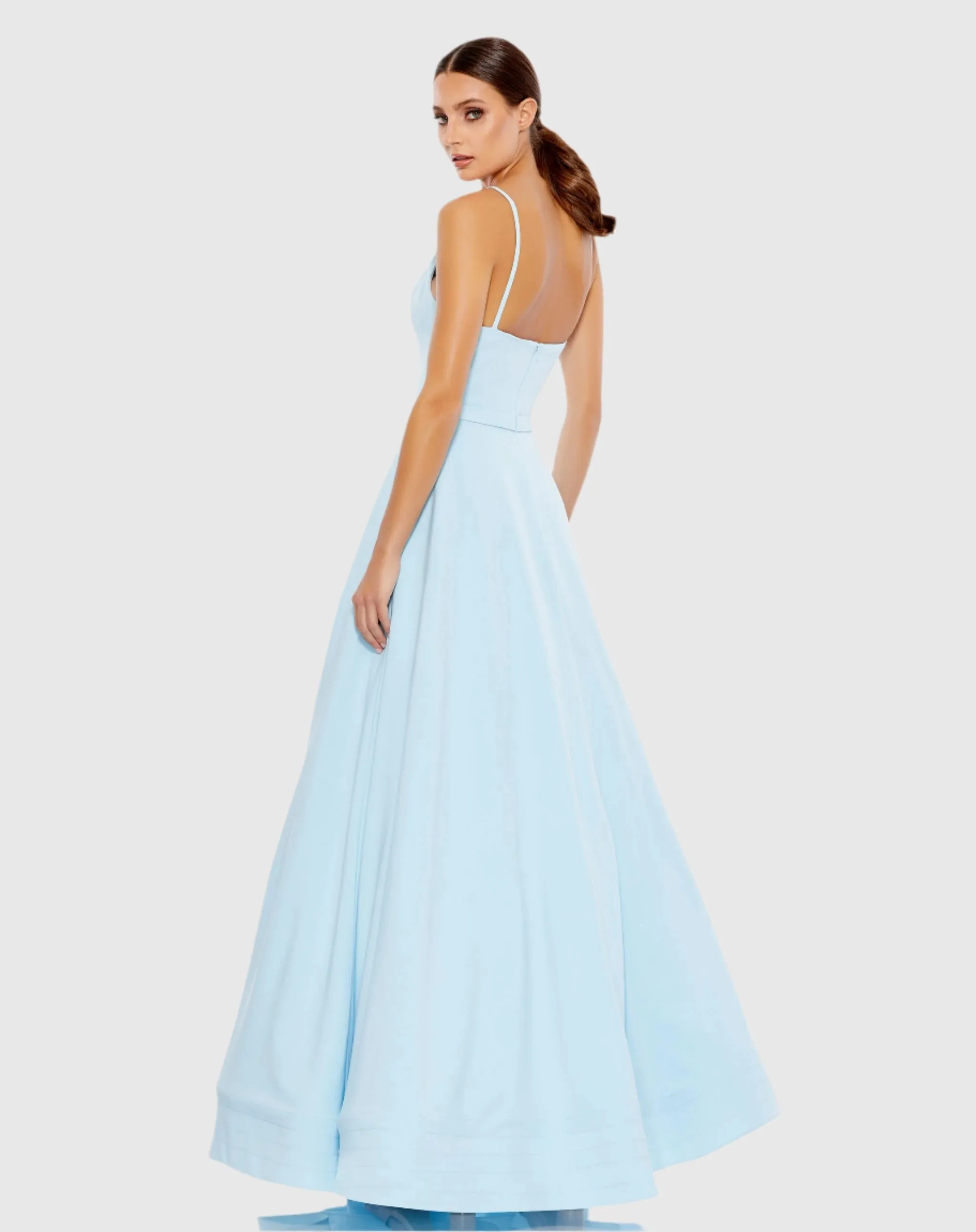 Classic A-Line V-Neck Ballgown